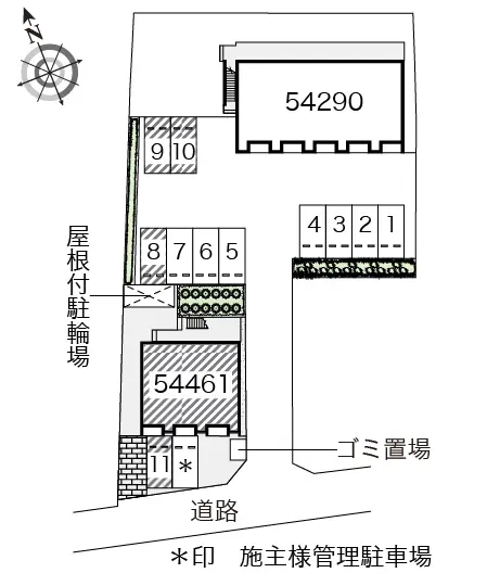 ★手数料０円★市川市柏井町２丁目　月極駐車場（LP）